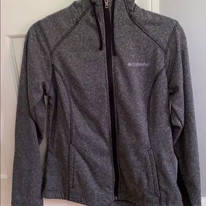 Gray Columbia zip up hoodie